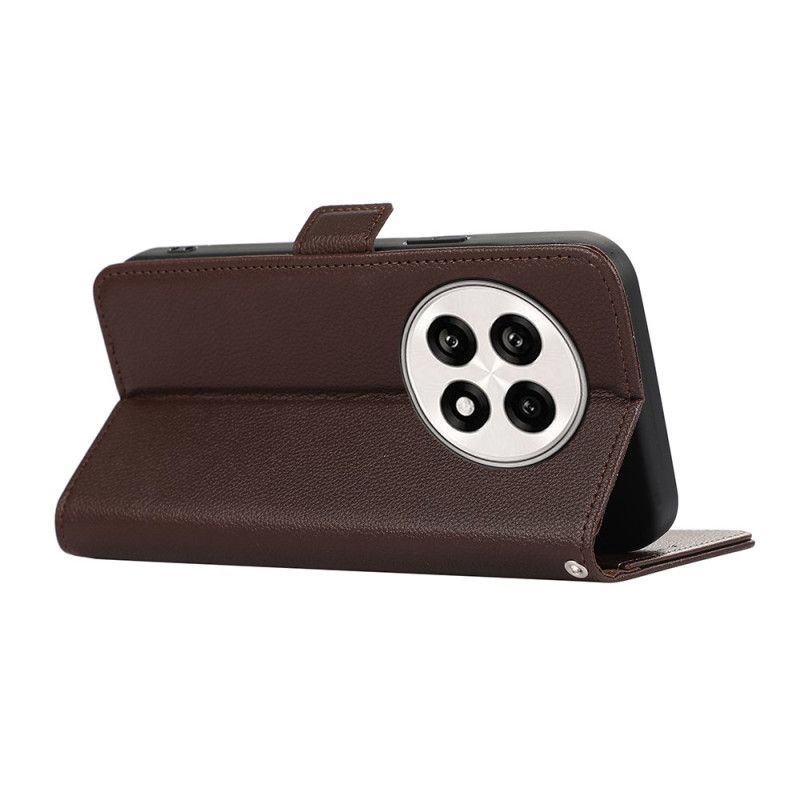 Lærdeksel Folio Deksel Oneplus 13r Mobildeksel Bakt Effekt Abeel