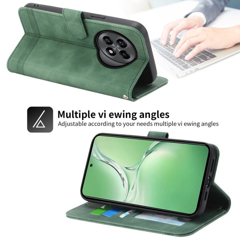 Lærdeksel Folio Deksel Oneplus 13r Mobildeksel Dierfeng