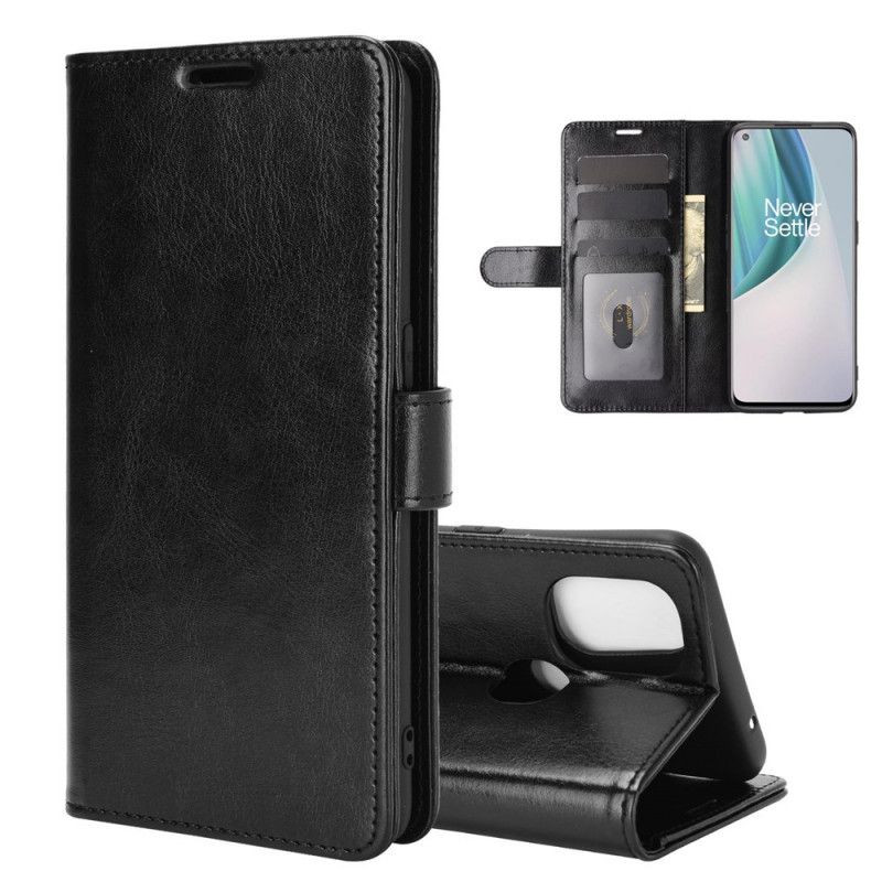 Folio Deksel OnePlus Nord N10 Svart Ultra Kunstlær