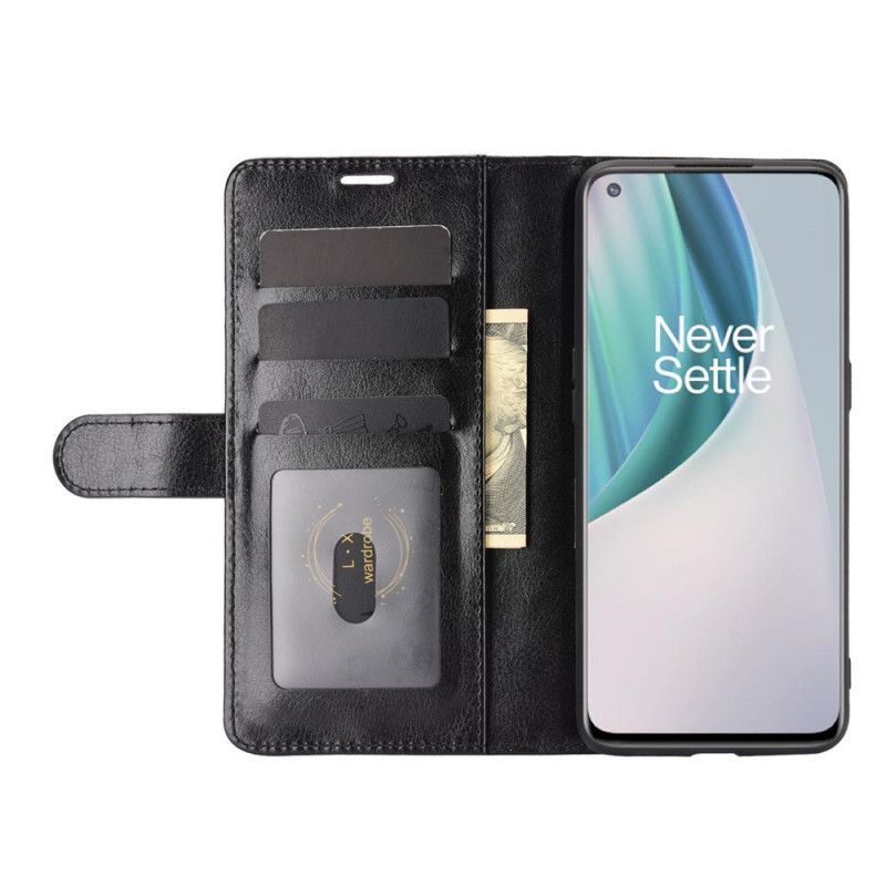 Folio Deksel OnePlus Nord N10 Svart Ultra Kunstlær
