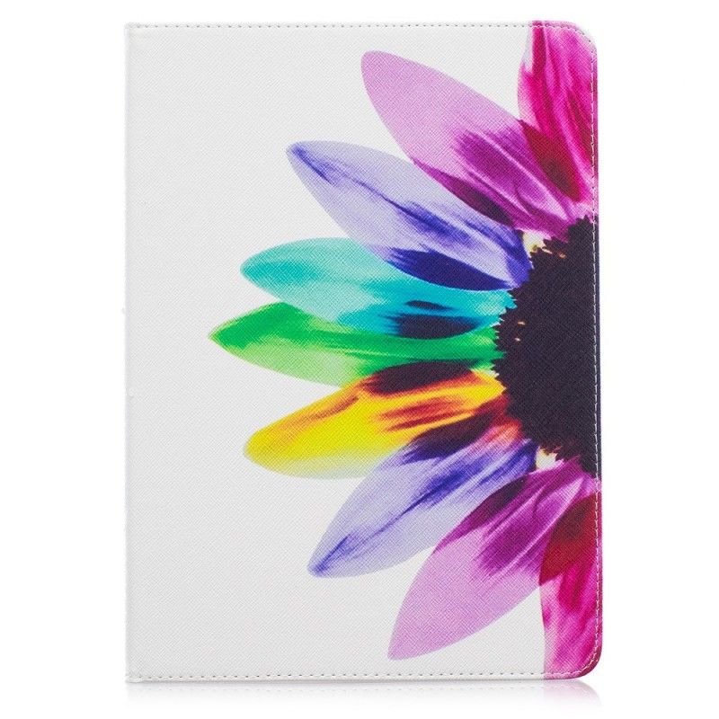 Folio Deksel iPad (9.7") Akvarellblomst Anti-fall