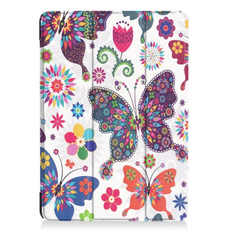 Folio Deksel iPad (9.7") Sommerfugler Og Blomster Beskyttelse