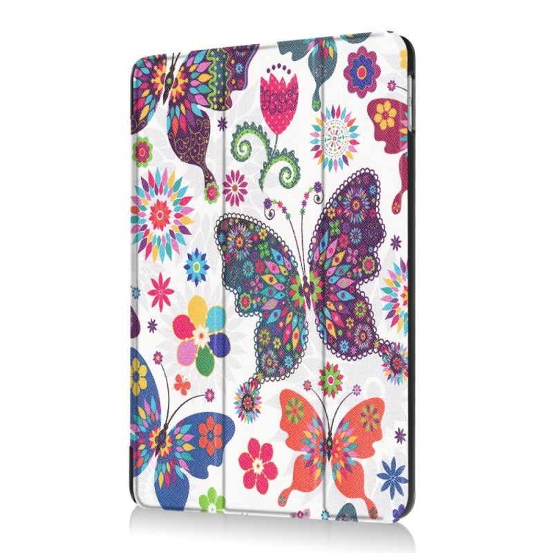 Folio Deksel iPad (9.7") Sommerfugler Og Blomster Beskyttelse