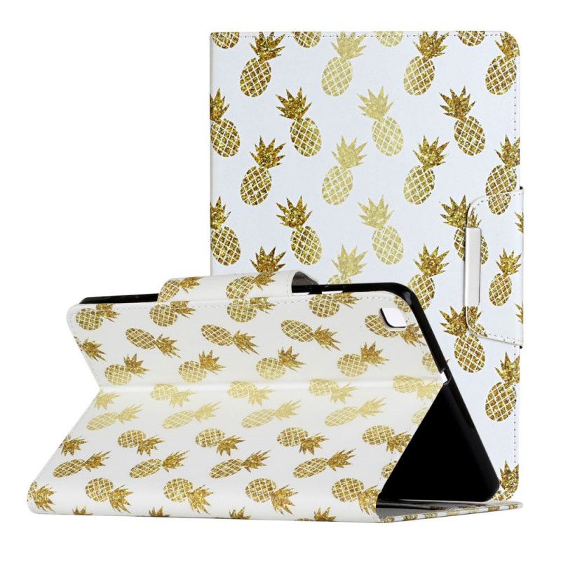 Folio Deksel Samsung Galaxy Tab A 8" (2019) Gylden Ananas