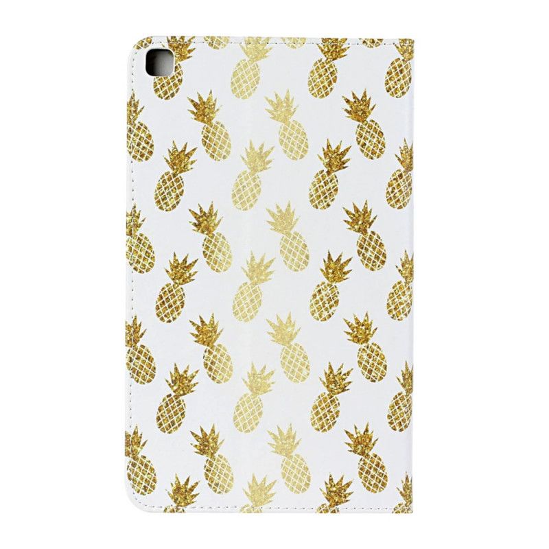 Folio Deksel Samsung Galaxy Tab A 8" (2019) Gylden Ananas