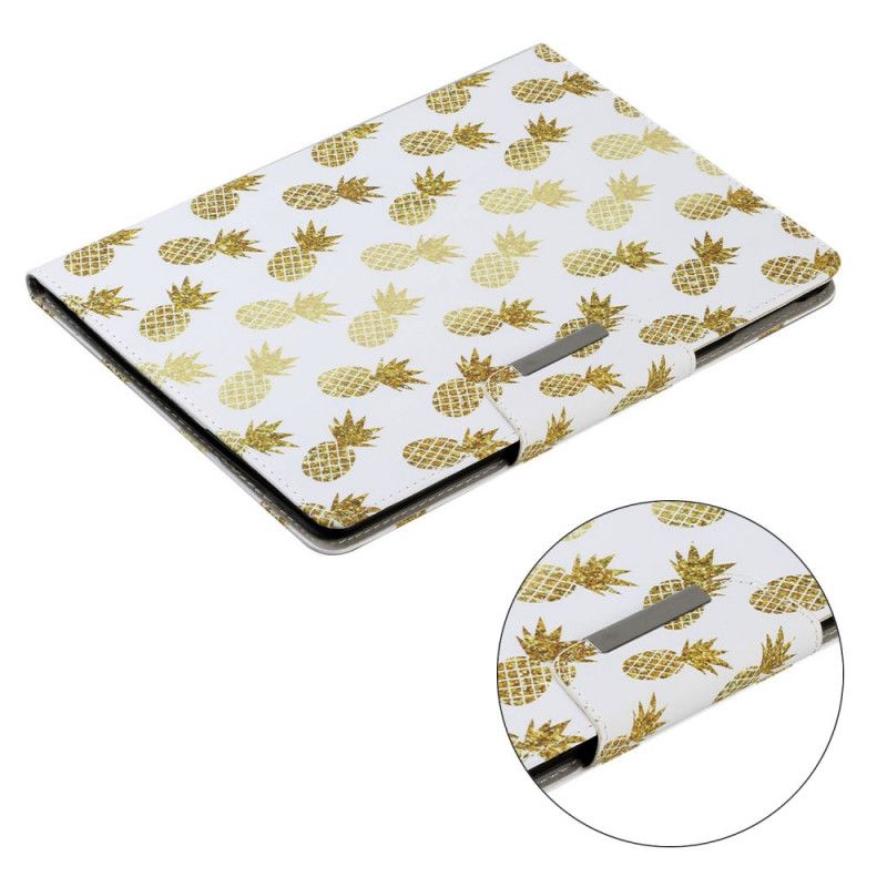 Folio Deksel Samsung Galaxy Tab A 8" (2019) Gylden Ananas