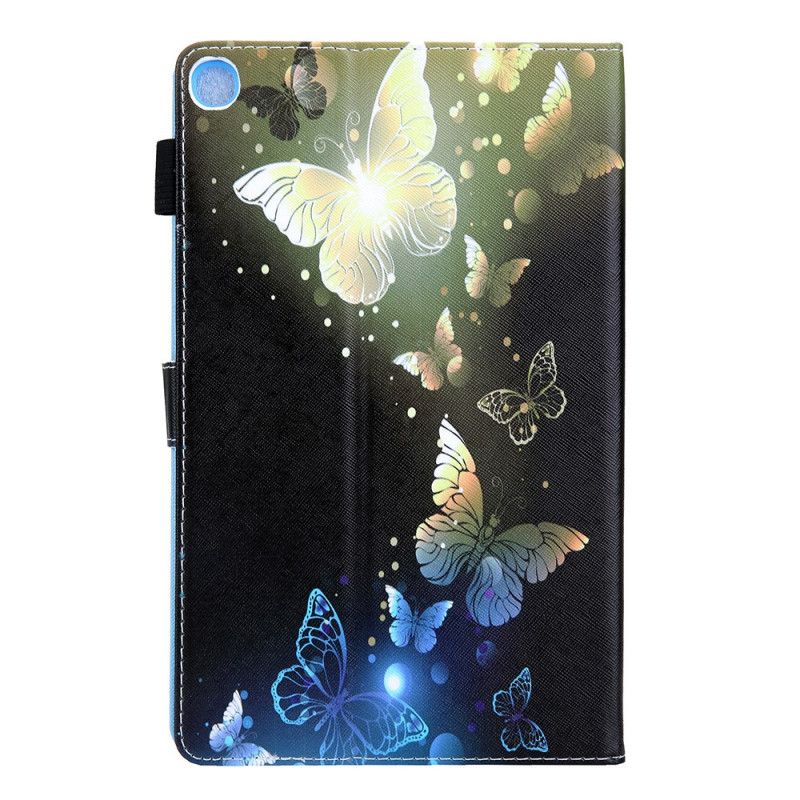 Folio Deksel Samsung Galaxy Tab A 8" (2019) Gyldne Sommerfugler