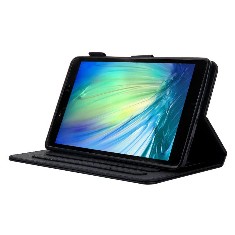 Folio Deksel Samsung Galaxy Tab A 8" (2019) Svart Teppetekstur