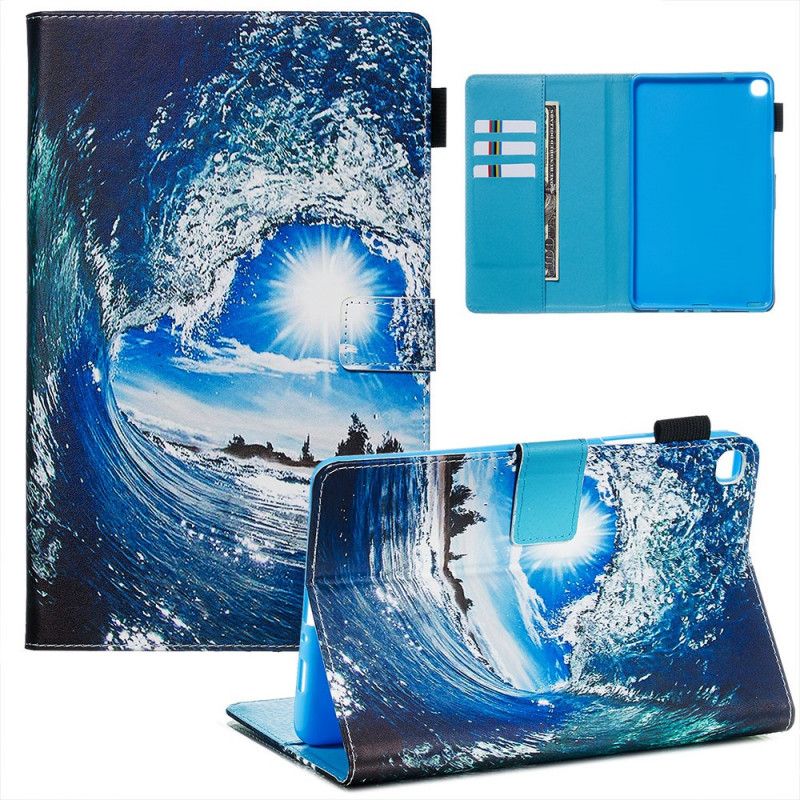 Folio Deksel Samsung Galaxy Tab A 8" (2019) Vannbølge