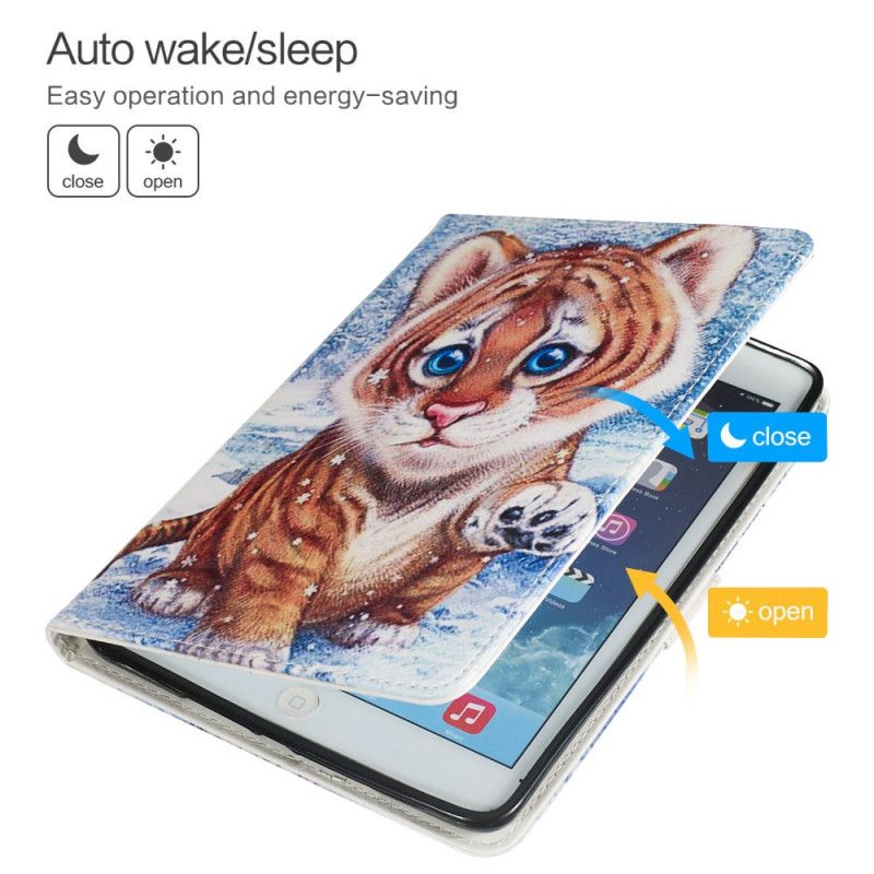 Lærdeksel Folio Deksel Samsung Galaxy Tab A 8" (2019) Mobildeksel Baby Tiger