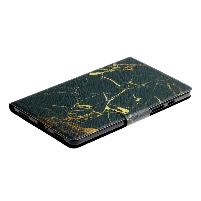 Lærdeksel Folio Deksel Samsung Galaxy Tab A 8" (2019) Svart Marmorert Mønster