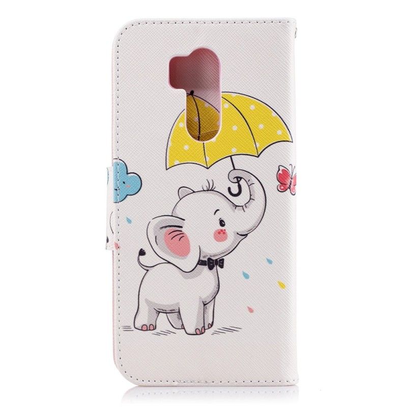 Folio Deksel LG G7 ThinQ Elefant Anti-fall