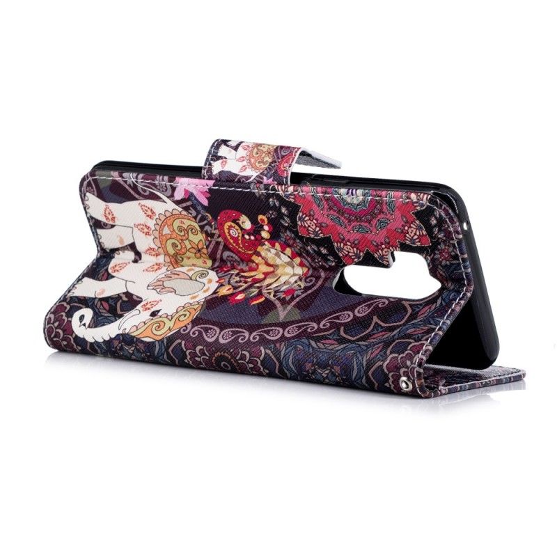 Folio Deksel LG G7 ThinQ Etnisk Elefantmandala Beskyttelse