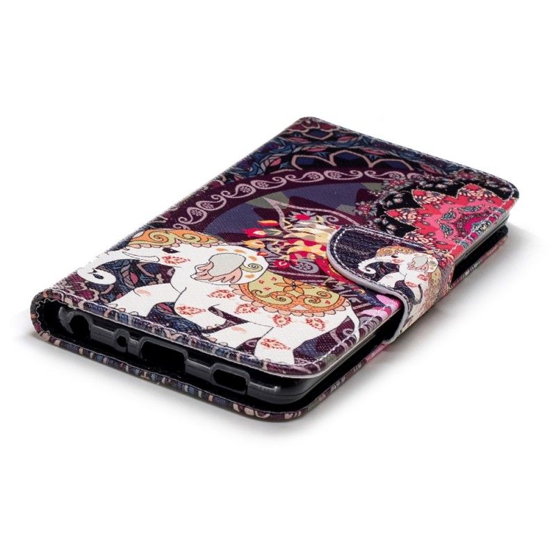 Folio Deksel LG G7 ThinQ Etnisk Elefantmandala Beskyttelse