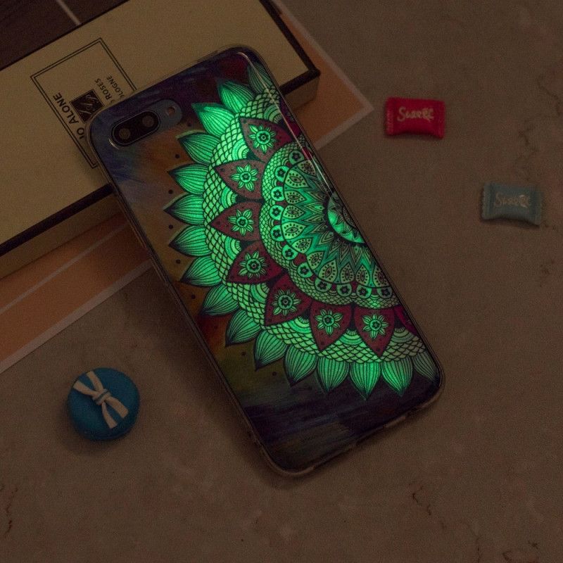 Deksel for Honor 10 Fluorescerende Mandala