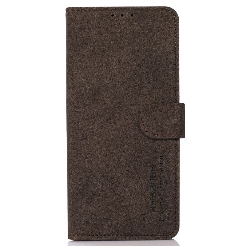 Lærdeksel Folio Deksel Xiaomi Redmi Note 13 Pro Plus 5g Mobildeksel Khazneh Semsket Skinneffekt