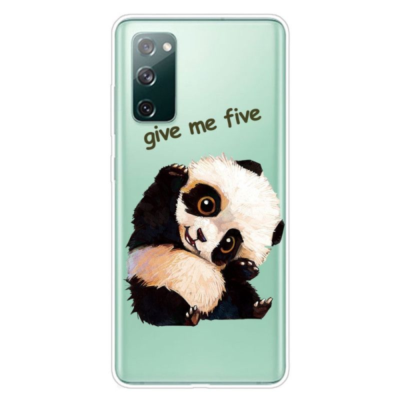 Deksel Samsung Galaxy S20 FE Mobildeksel Gjennomsiktig Panda Gi Meg Fem