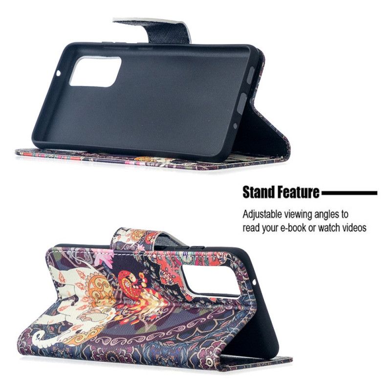 Folio Deksel Samsung Galaxy S20 FE Etnisk Elefantmandala