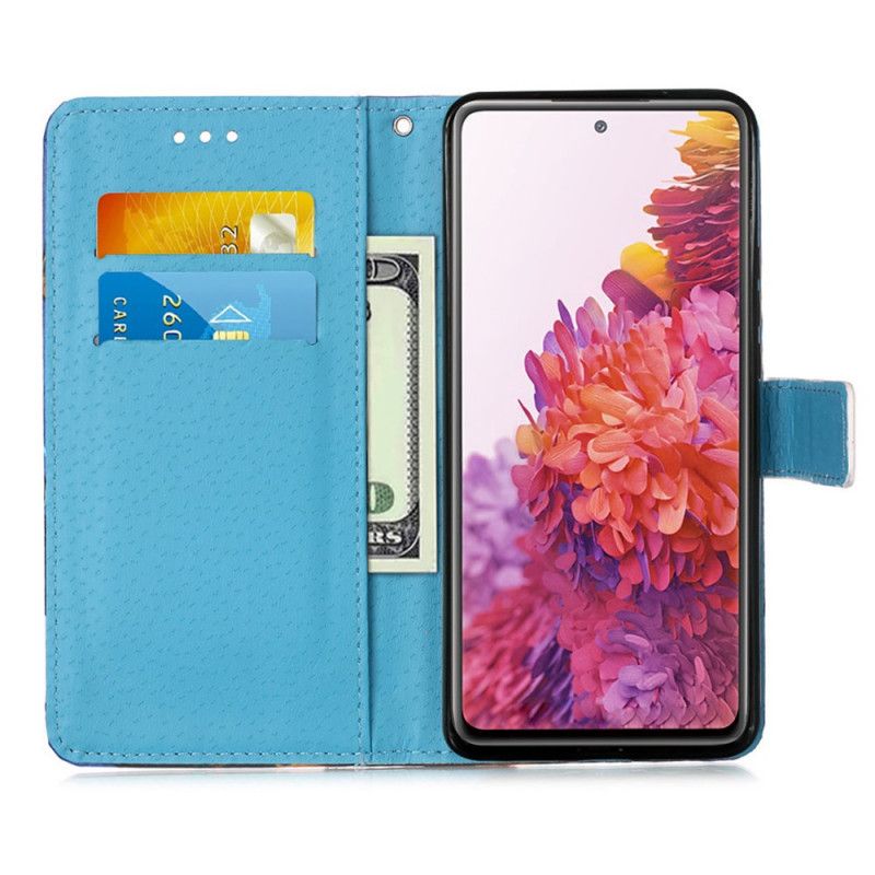 Folio Deksel Samsung Galaxy S20 FE Mandala På Himmelen