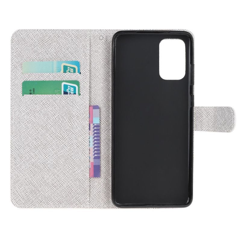 Lærdeksel Folio Deksel Samsung Galaxy S20 FE Funky Tanga Katter