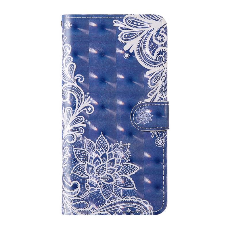Lærdeksel Folio Deksel Samsung Galaxy S20 FE Lys Flekkblonde Med Tanga