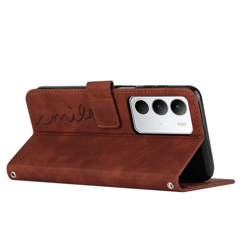 Folio Deksel Til Realme C71 Smil