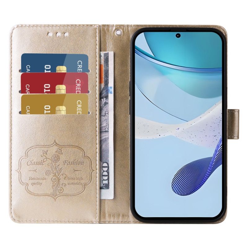 Folio Deksel Til Realme C71 Sommerfugler Og Blomster