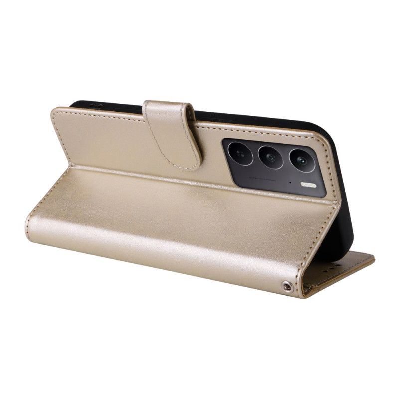 Folio Deksel Til Realme C71 Sommerfugler Og Blomster