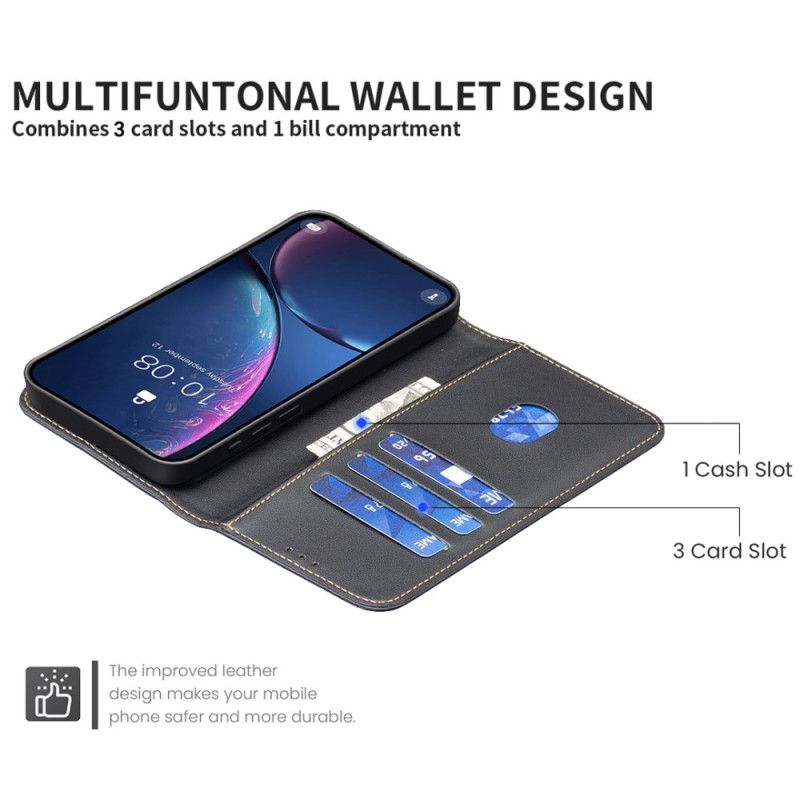 Lærdeksel Folio Deksel Realme C71 Mobildeksel Binfen Color