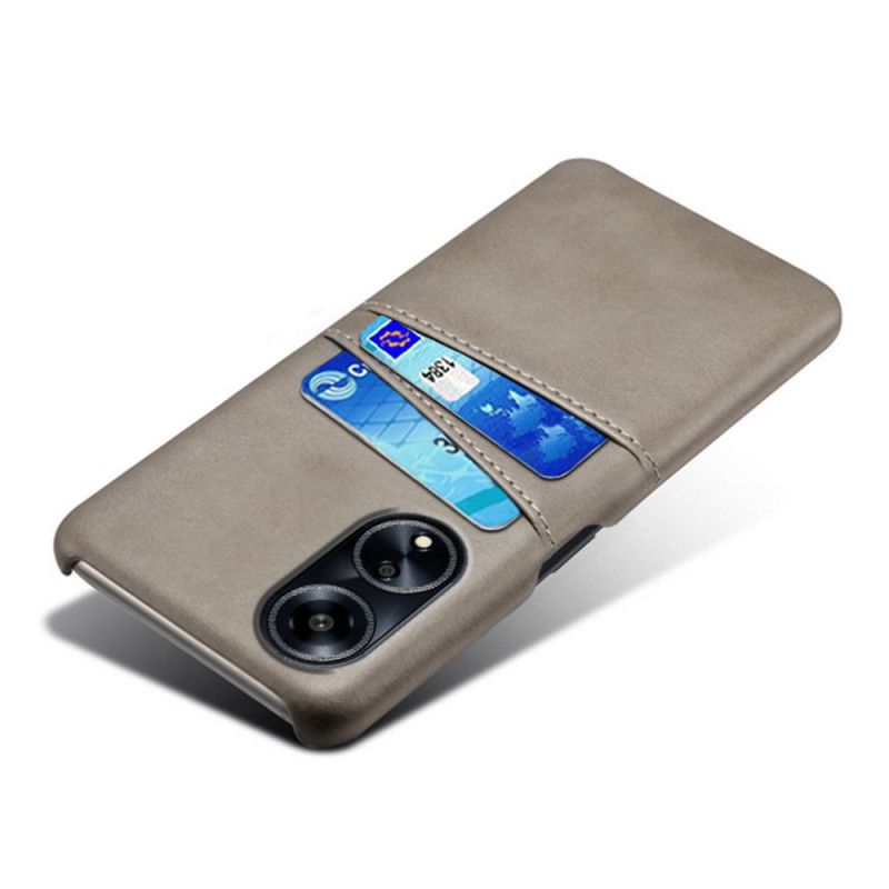 Deksel Til Oppo A98 5g Skinneffektkortholder