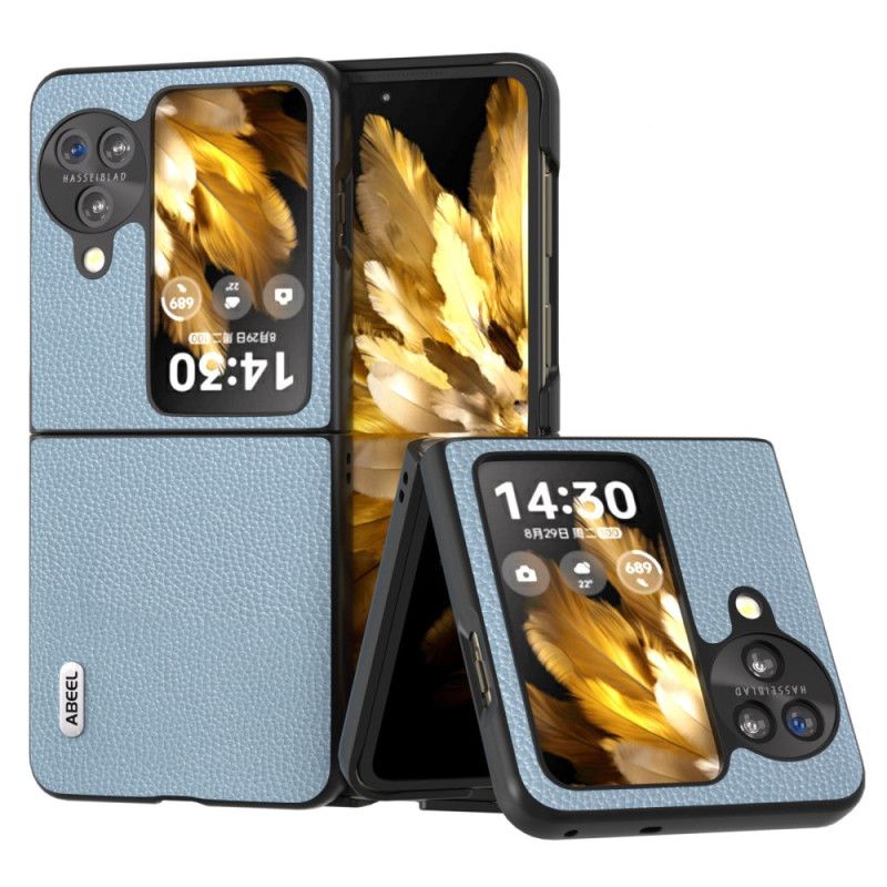 Deksel Oppo Find N3 Flip Mobildeksel Litchi Kunstskinn Abeel