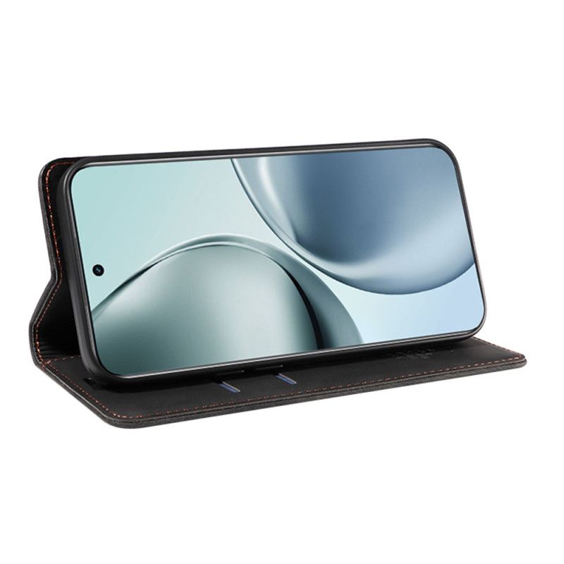 Folio Deksel Realme 14 Pro Plus 5g Betopnice I Semsket Skinneffekt Beskyttelse Deksel