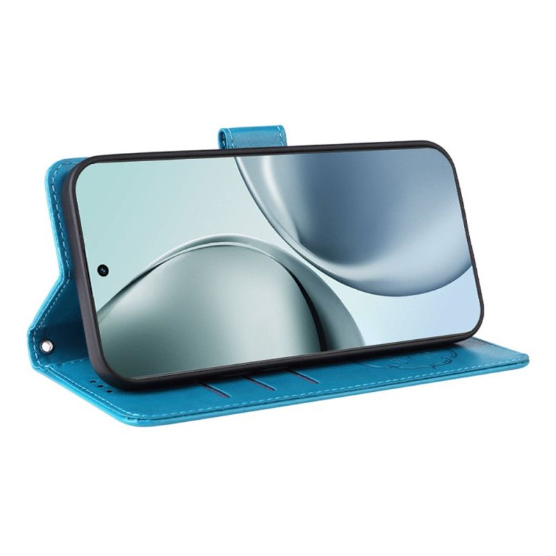 Folio Deksel Realme 14 Pro Plus 5g Blomstermønster