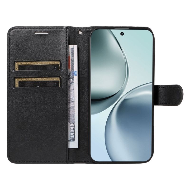 Folio Deksel Realme 14 Pro Plus 5g Rem I Vanlig Kunstskinn