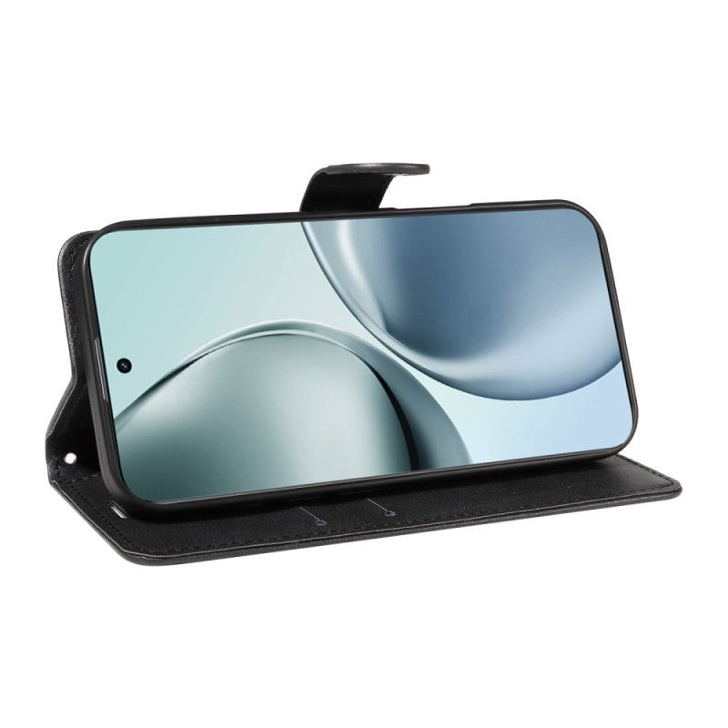 Folio Deksel Realme 14 Pro Plus 5g Rem I Vanlig Kunstskinn