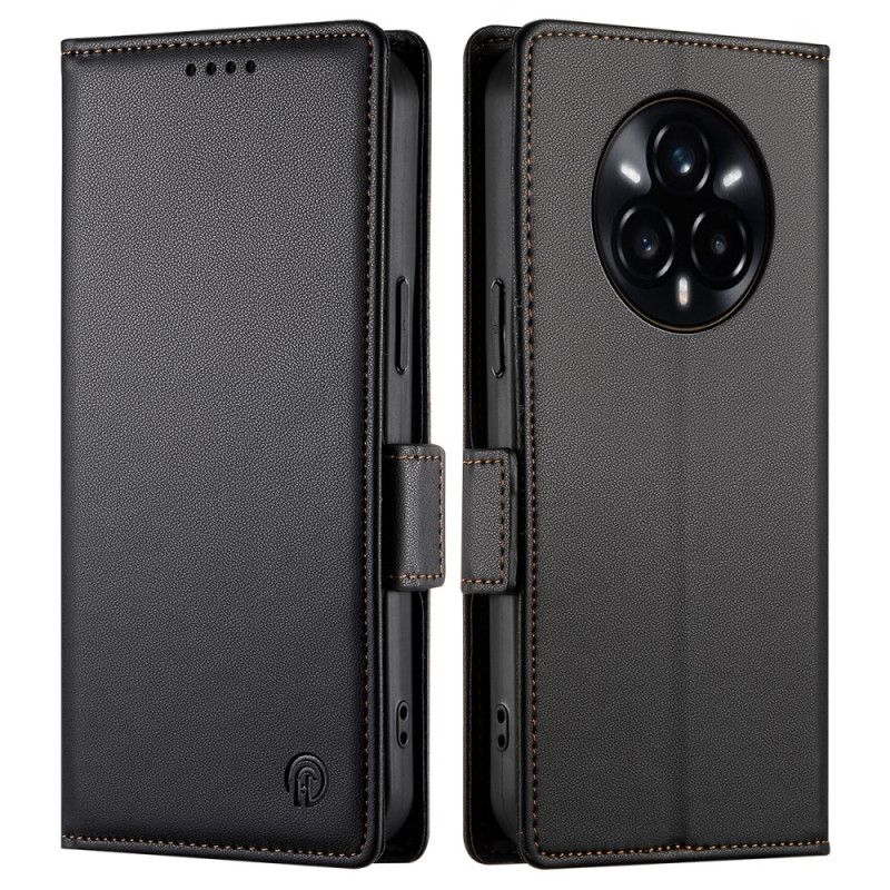 Folio Deksel Til Realme 14 Pro Plus 5g Tre Kortspor Og Holder