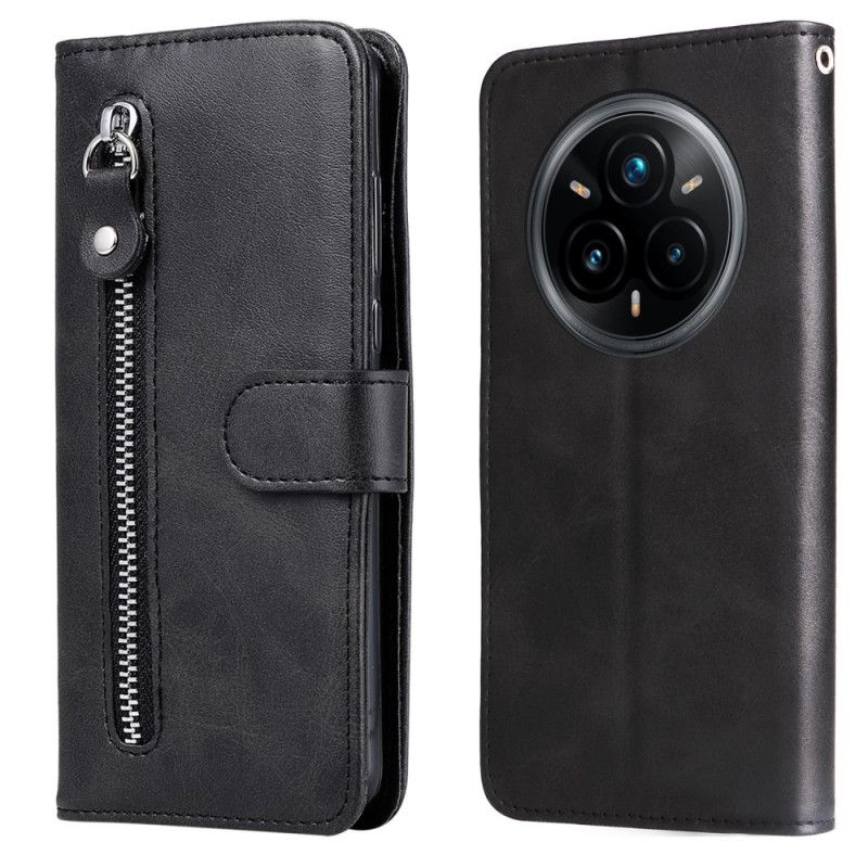 Lærdeksel Folio Deksel Realme 14 Pro Plus 5g Mobildeksel Lomme Foran