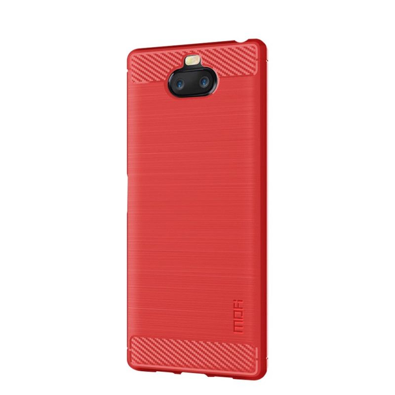 Deksel Sony Xperia 8 Svart Mofi Børstet Karbonfiber Beskyttelse