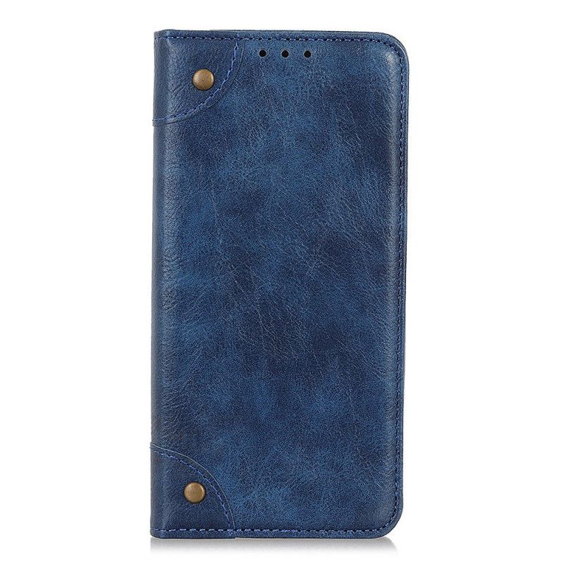 Folio Deksel Sony Xperia 8 Rød Vintage Nagelversjon