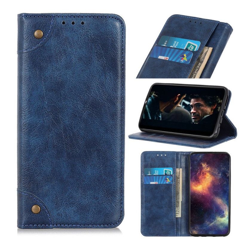 Folio Deksel Sony Xperia 8 Rød Vintage Nagelversjon