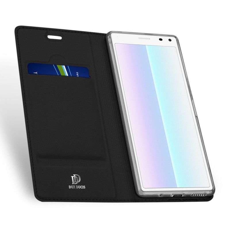 Folio Deksel Sony Xperia 8 Svart Dux Ducis Pro Series Hud