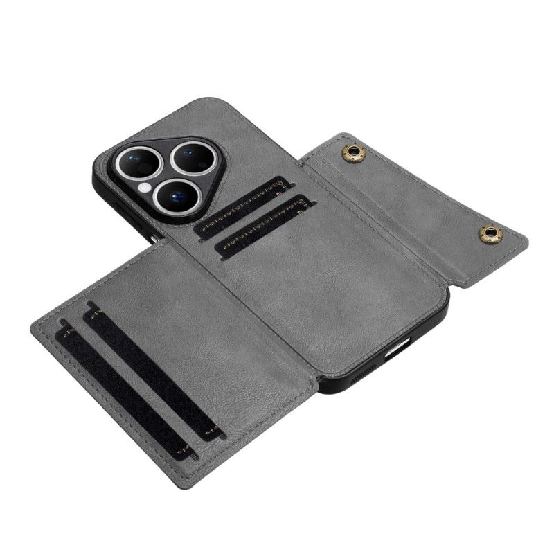 Deksel Huawei Pura 80 Læreffekt Kortholder Beskyttelse Deksel