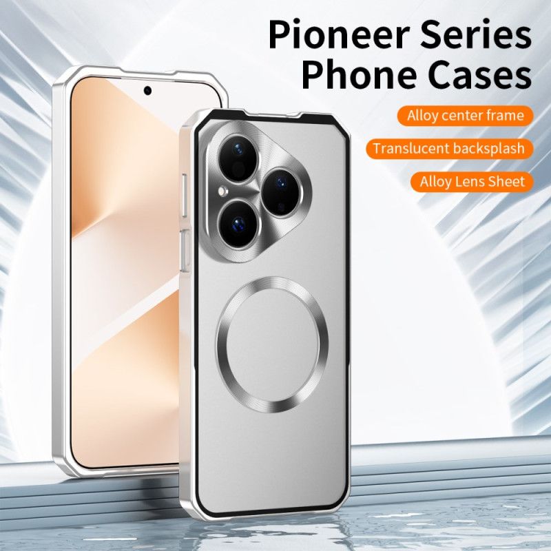 Deksel Huawei Pura 80 Magsafe Med Metallramme Beskyttelse Deksel