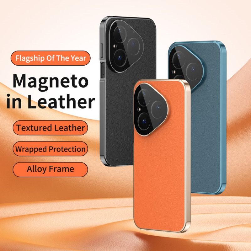 Deksel Huawei Pura 80 Mobildeksel Lærdesign Og Skjermbeskytter I Herdet Glass