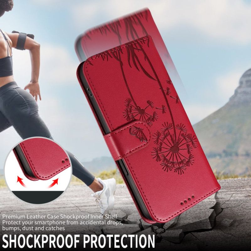 Folio Deksel Huawei Pura 80 Løvetann Og Stropp