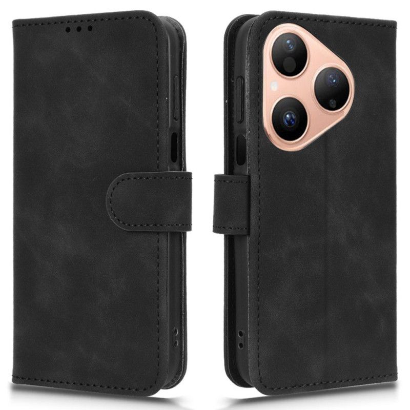 Folio Deksel Huawei Pura 80 Semsket Skinneffekt Beskyttelse Deksel