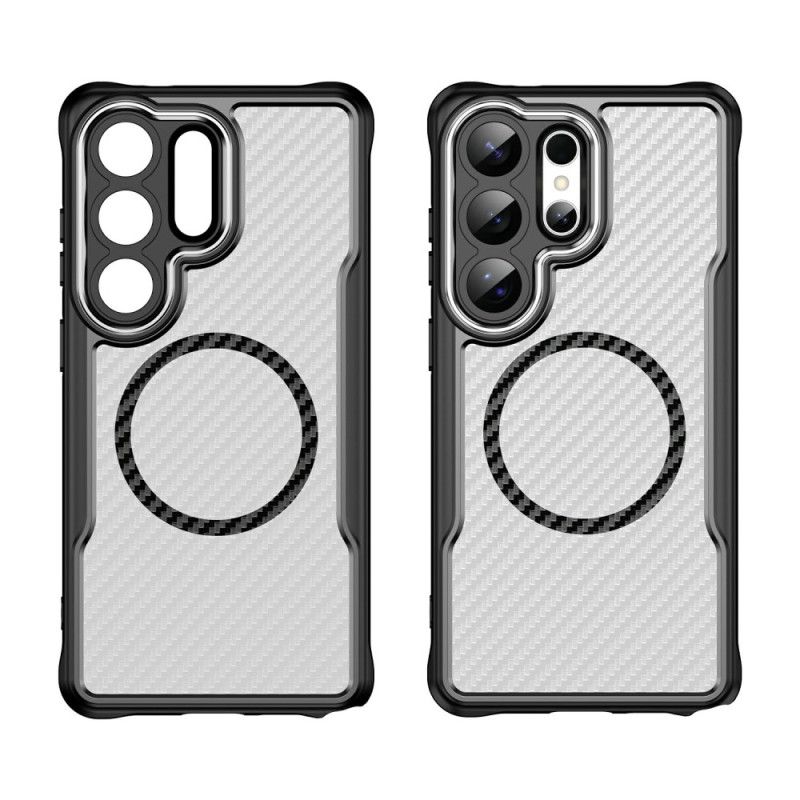 Deksel Samsung Galaxy S26 Ultra Magsafe Hybrid Protection Karbonfibertekstur
