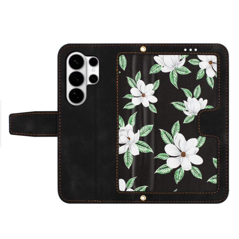 Folio Deksel Samsung Galaxy S26 Ultra Blomsterdesign