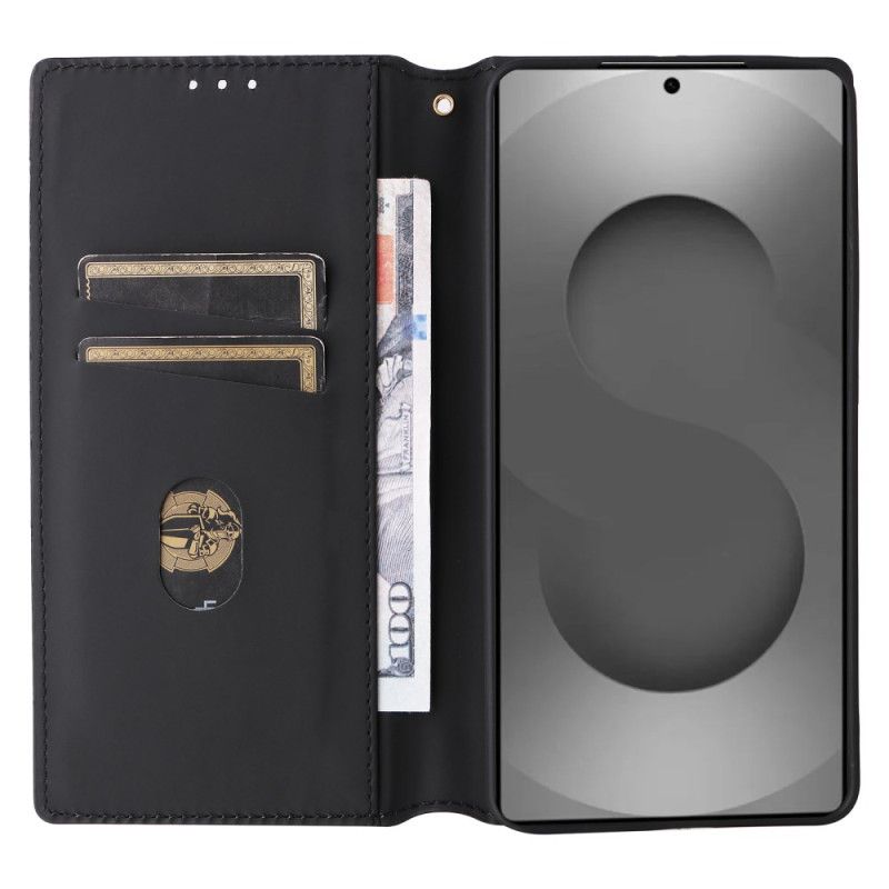 Folio Deksel Samsung Galaxy S26 Ultra Diamantmønster