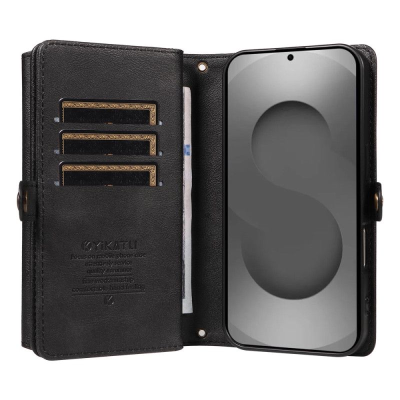 Folio Deksel Samsung Galaxy S26 Ultra Vintage Lommebok Med Skulderstropp